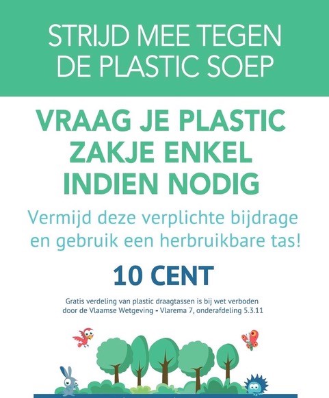 acuut Elementair Samenwerking Verbod op gratis plastic zakjes in de slagerij - Slagersbond Gent